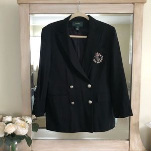 Authentic Ralph Lauren Black Blazer